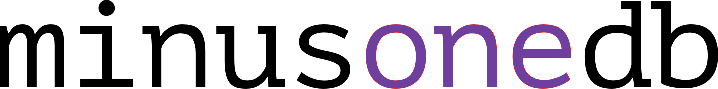 A link to the MinusOne main site